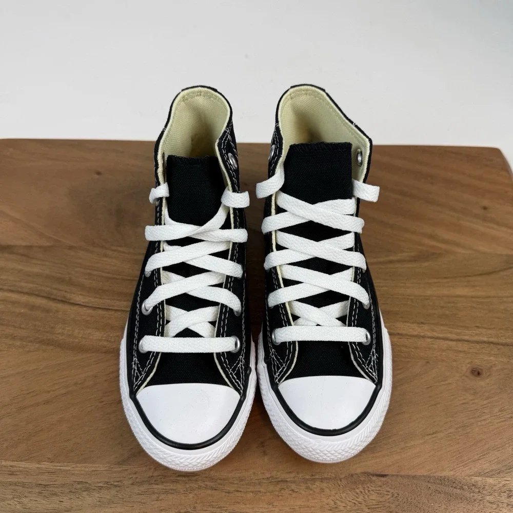 New Little‎ Kids Converse Chuck Taylor All Star High Black Sneaker Sz 12 C